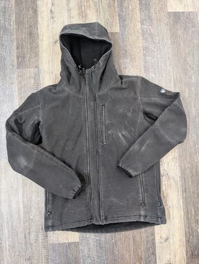Kuhl Relik Hoody Jacket Vintage Patina Mens Large Charcoal Color